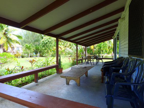 good size covered verandah for outside relaxing