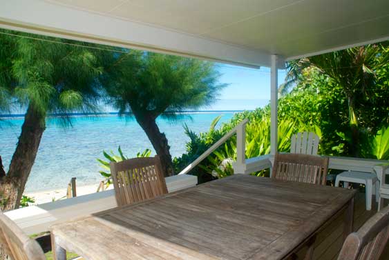 Excellent Outdoor seating, Muri, Rarotong, Cook Islands