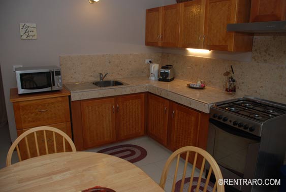 modern kitchen at Aito Apartments