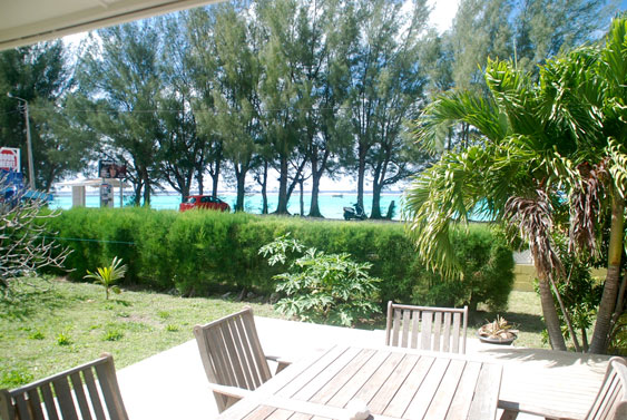  raised view of the lagoon across the way