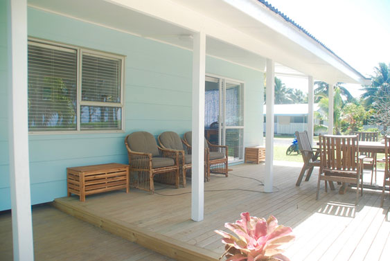 good size covered verandah for outside relaxing