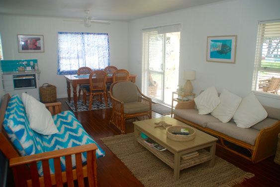 light filled living area 