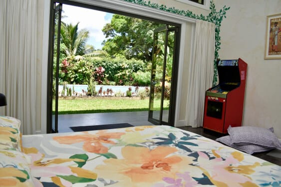 Master Bedroom Looking to pool