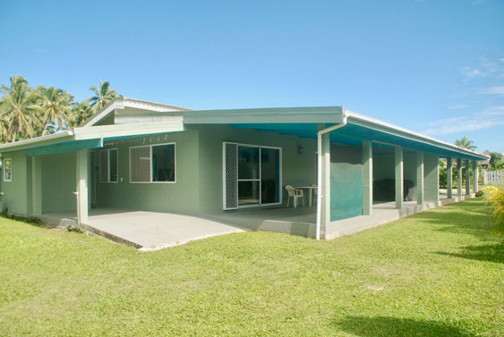 Exterior of Philigra House next to the Edgewater