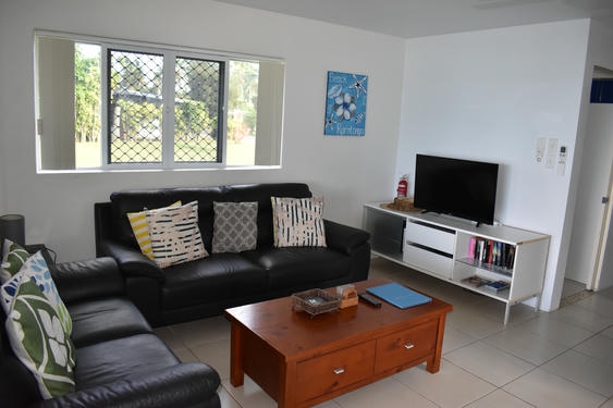 comfortable lounge with TV