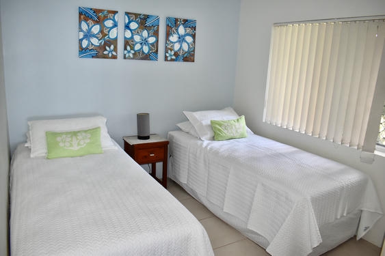 second bedroom with 2 beds