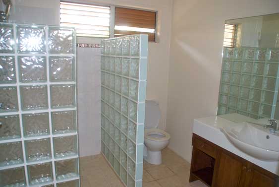 large ensuites with shower, toilet and vanity