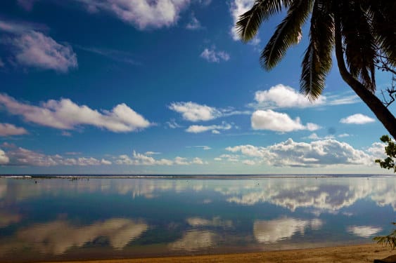 stunnings views of the islands lagoon