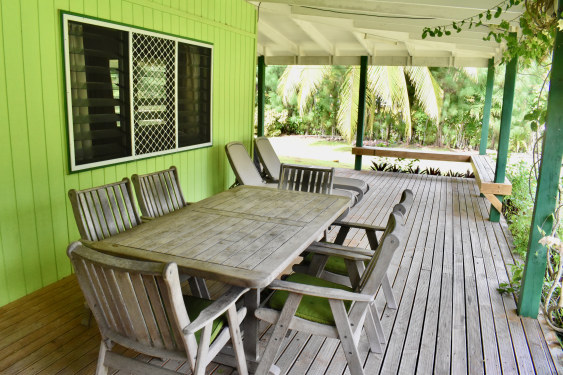 wide covered verandah